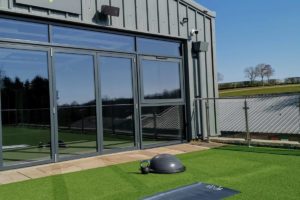 Wellness centre outdoor terrace